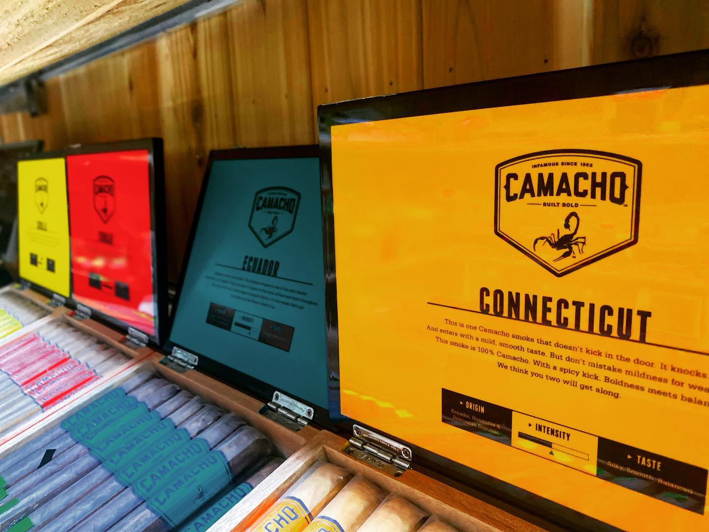 Premium cigar selection